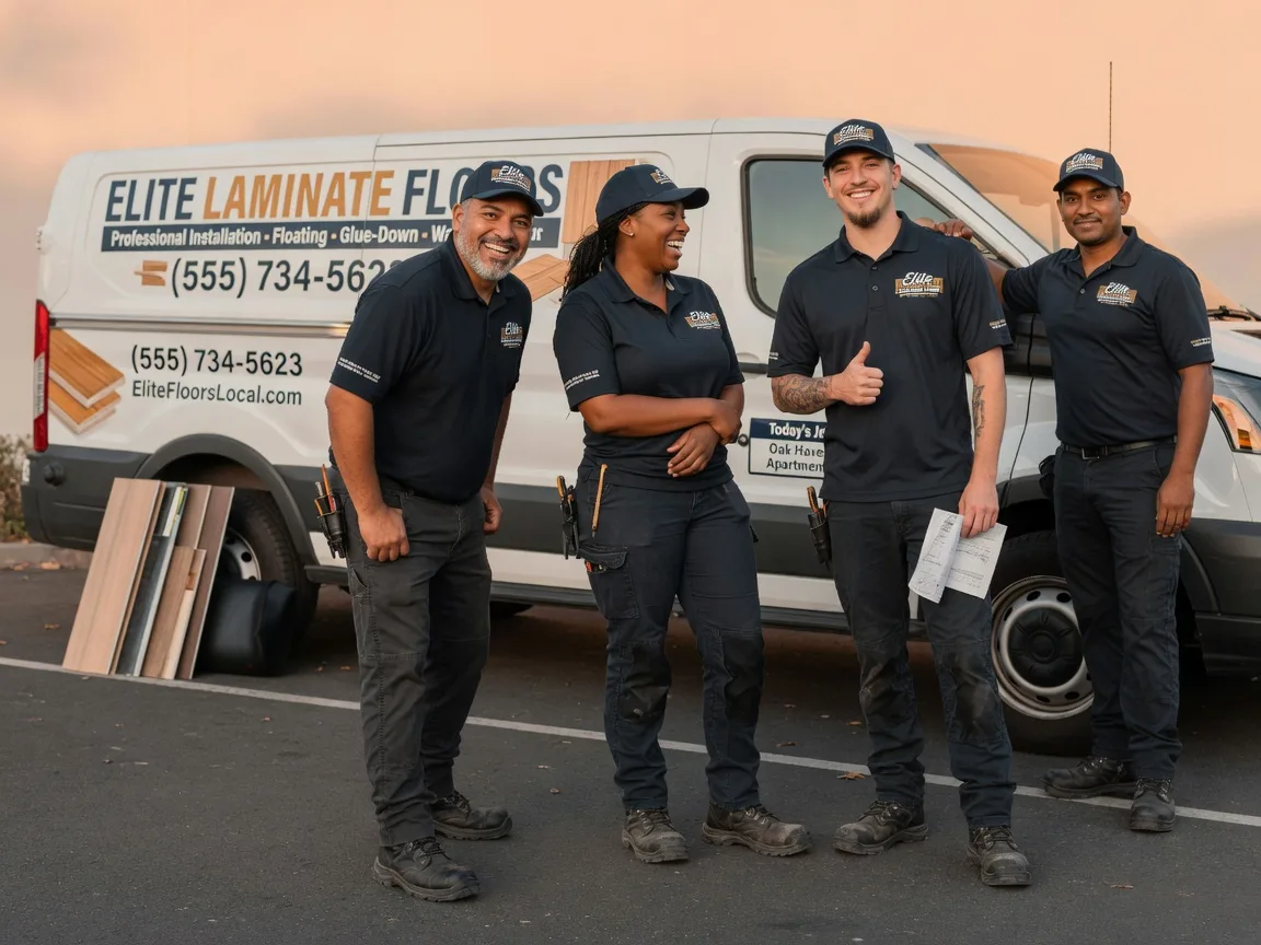 Laminate flooring installation company in King, WI